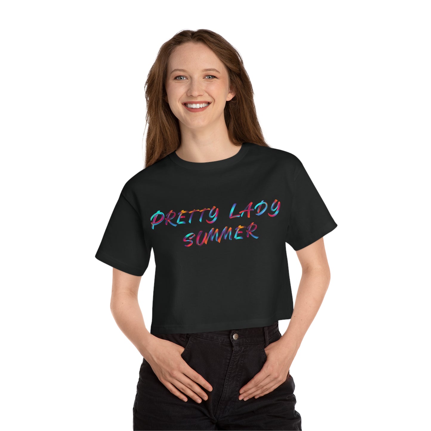Pretty Lady Summer Crop T-Shirt