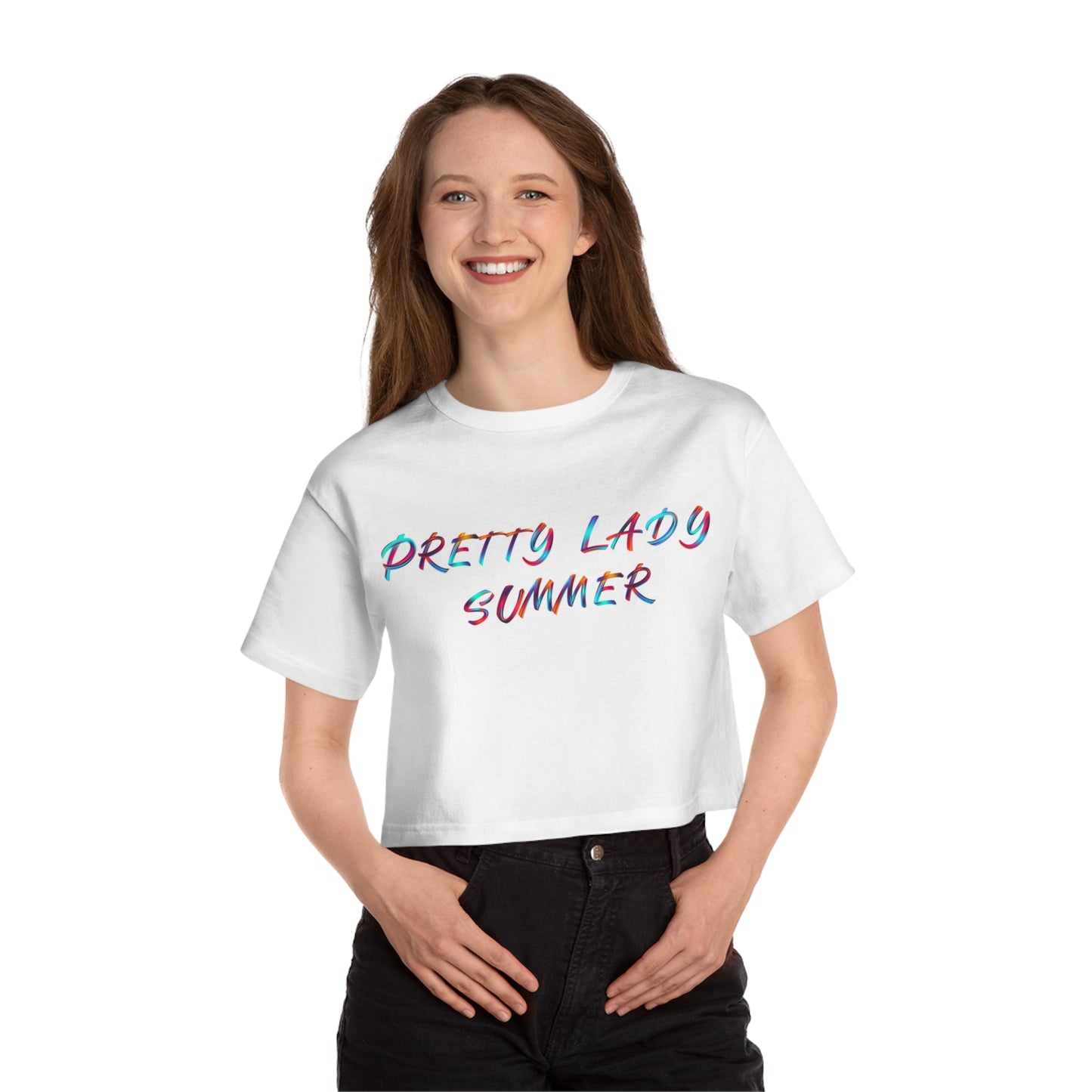 Pretty Lady Summer Crop T-Shirt
